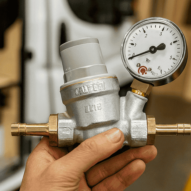 How to properly adjust and install the pressure reducer in your camper – this is how you avoid a dripping safety valve.