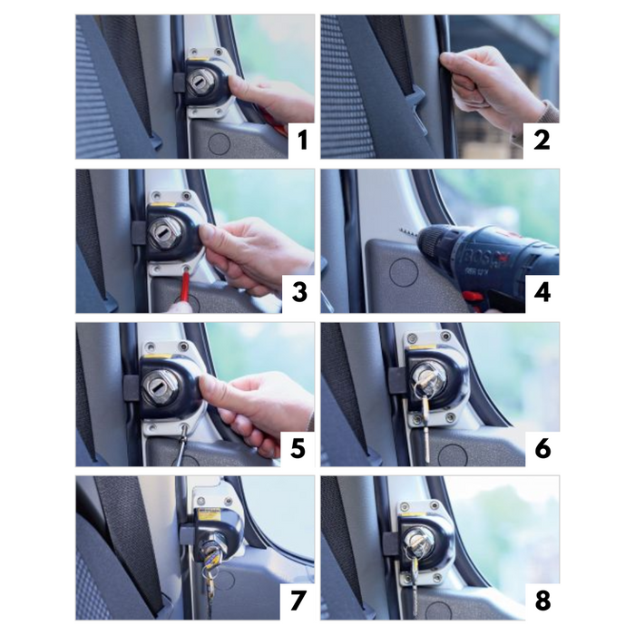 [HEOSolution] MERCEDES Sprinter 2006-18 FRONT DOOR Lock Set [13156]