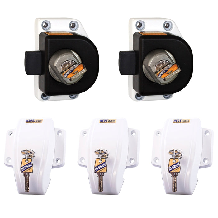 [HEOSolution] DODGE Promaster 2014-24 FULL VAN Security Lock Set [15156 Combo]