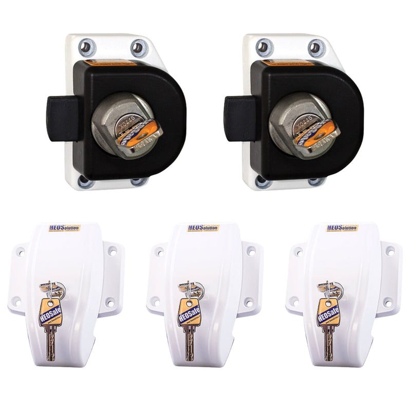 HEO Solution Dodge ProMaster (2014-26) Jeu de serrures complet pour fourgon - Toutes clés identiques