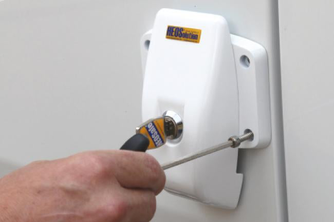 Serrure de sécurité pivotante HEO Solution pour fourgons et camions militaires (lot de 2)