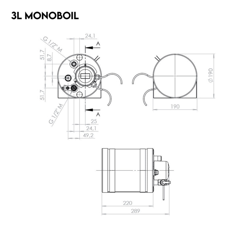 Chauffe-eau MonoBOIL | 12V, 300W par Tigerexped