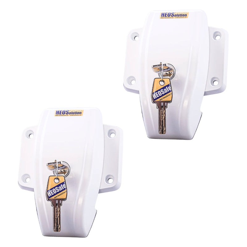 Serrure de sécurité pivotante HEO Solution pour fourgons et camions militaires (lot de 2)