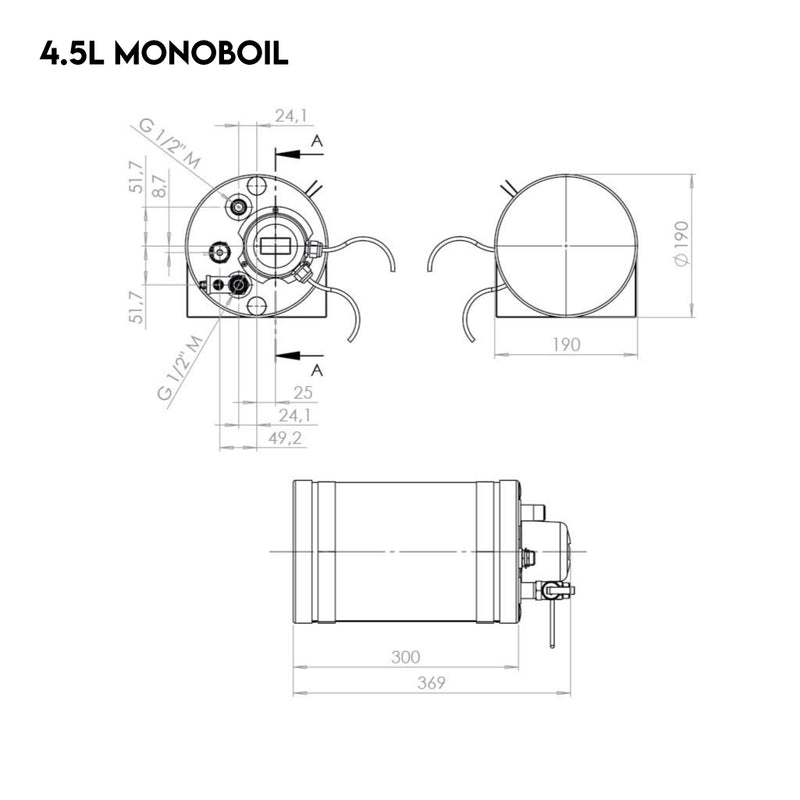 Chauffe-eau MonoBOIL | 12V, 300W par Tigerexped