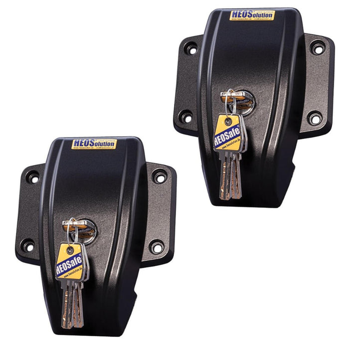 HEO Solutions® Swivel Security lock for Vans & Military trucks (Double Set - 1760-2 / 2 colours)