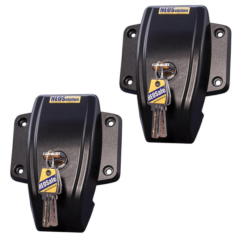 Serrure de sécurité pivotante HEO Solution pour fourgons et camions militaires (lot de 2)