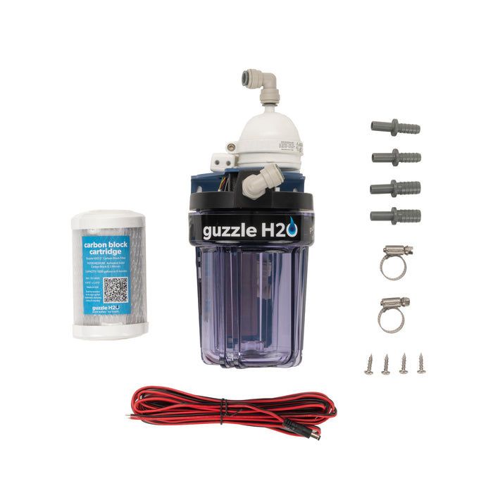 NEW Stealth Carbon & UV- Water Filtration System By Guzzle H2O