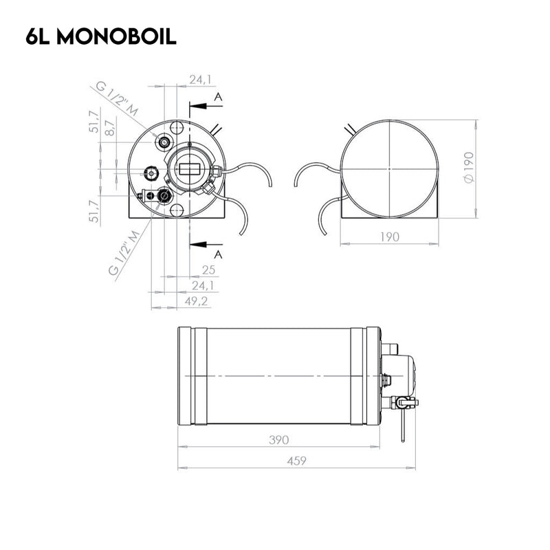 Chauffe-eau MonoBOIL | 12V, 300W par Tigerexped