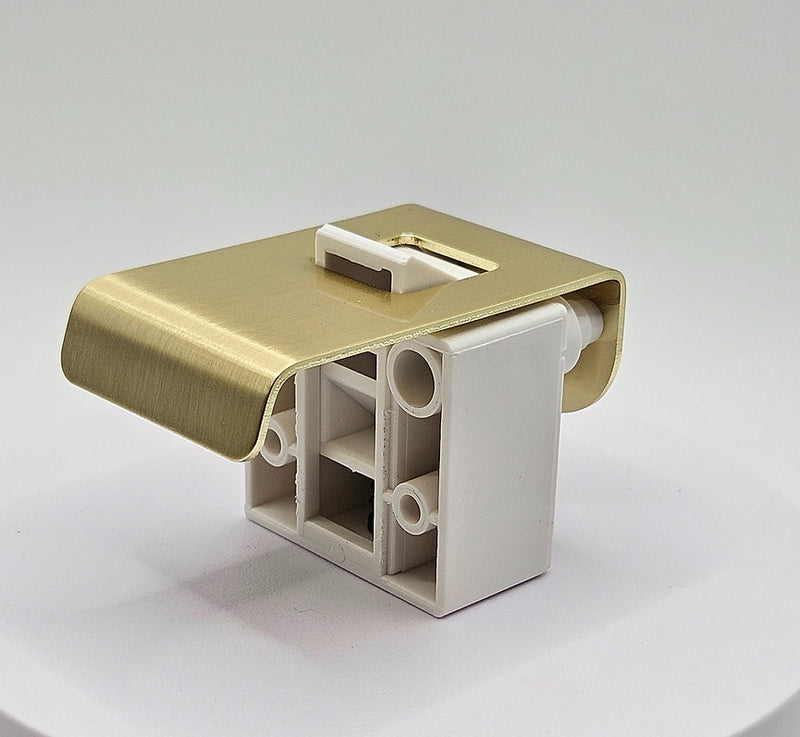 RV LABS Locking Drawer Latch - Brushed Brass [42mm]