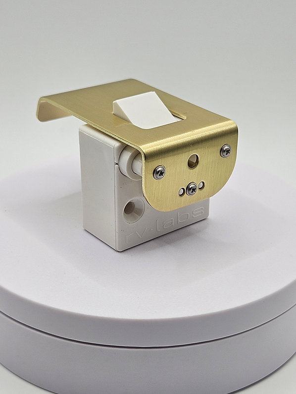 RV LABS Locking Drawer Latch - Brushed Brass [42mm]
