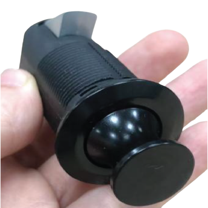 Heavy Duty Push Lock Chrome and Satin Black
