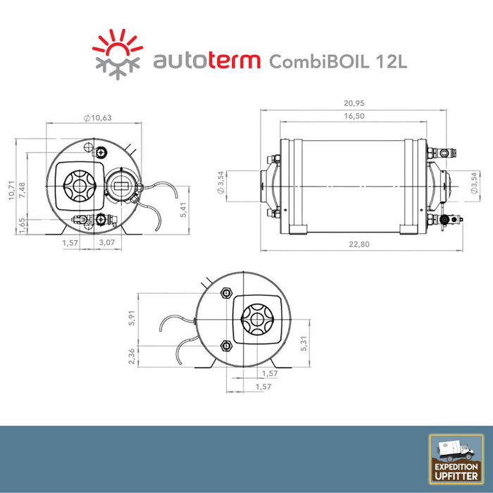 [Autoterm] CombiBOIL Water Heater for RV & Boat [9 or 12L] by Tigerexped