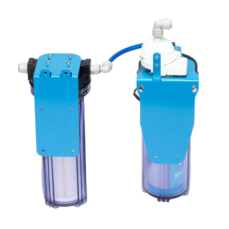 Système de filtration de l’eau STEALTH 2x10 à charbon intégré + LED UV-C