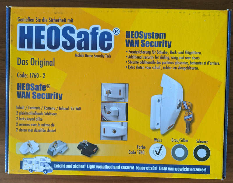 Serrure de sécurité pivotante HEO Solution pour fourgons et camions militaires (lot de 2)
