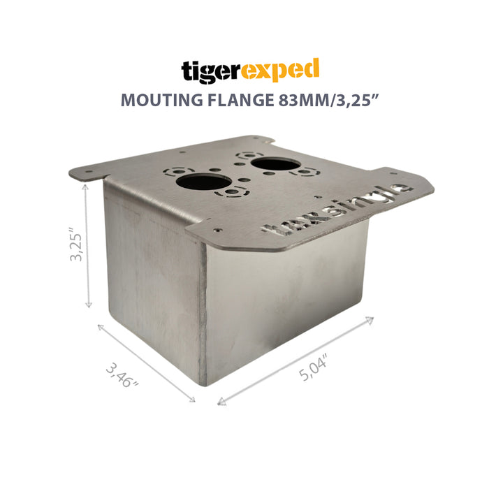 Thick Floor Mounting Flange for Air Heater 2 sizes for Planar/Autoterm