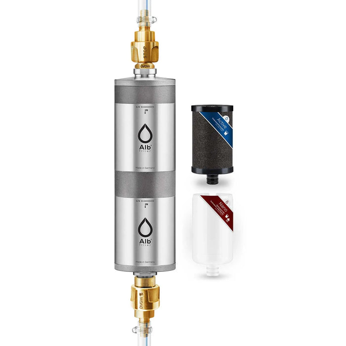 ALB FILTER FUSION Active+Nano Drinking Water Filter | Camping Set: Travel
