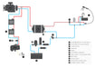 With FLOW heater/engine coolant systems Water is heated from the hot coolant circulating in the boiler.