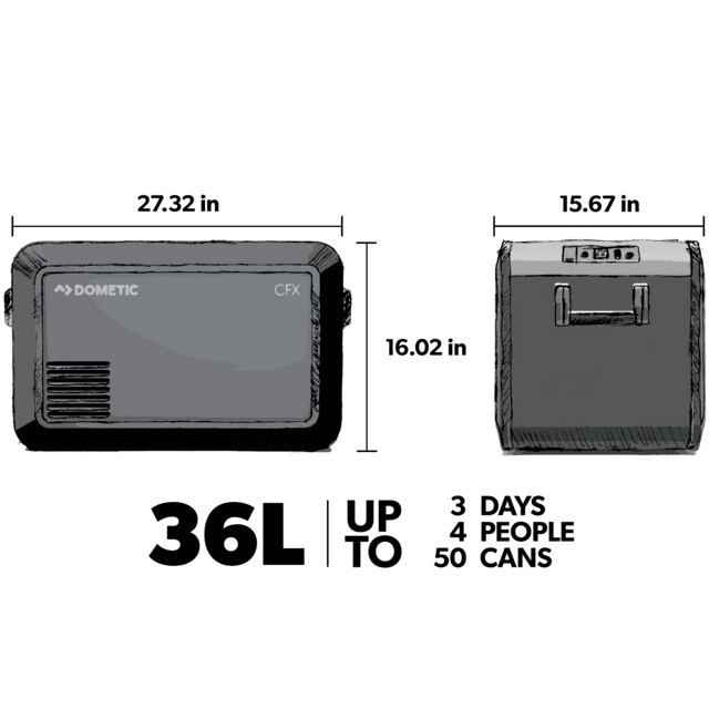DOMETIC CFX3 35 Compressor cooler