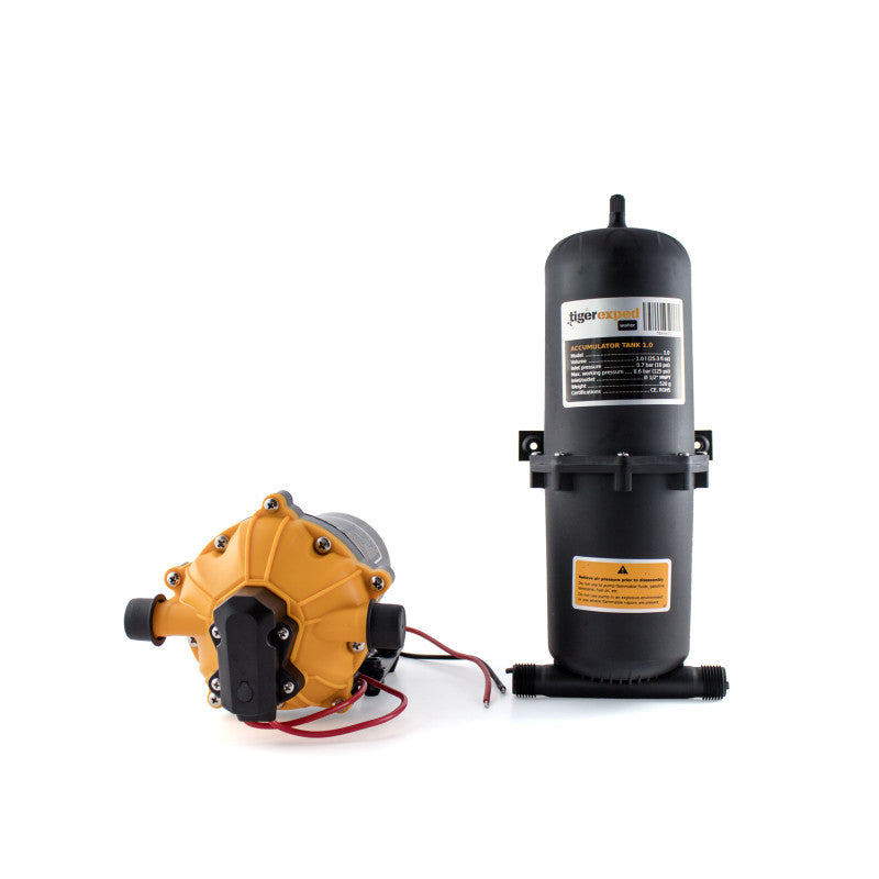 Heavy-Duty 12V Water Pump + Accumulator Tank Bundle