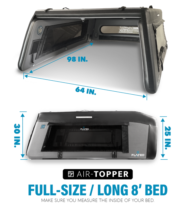 FLATED Air-Topper™ Full Sized 8'- Long Bed