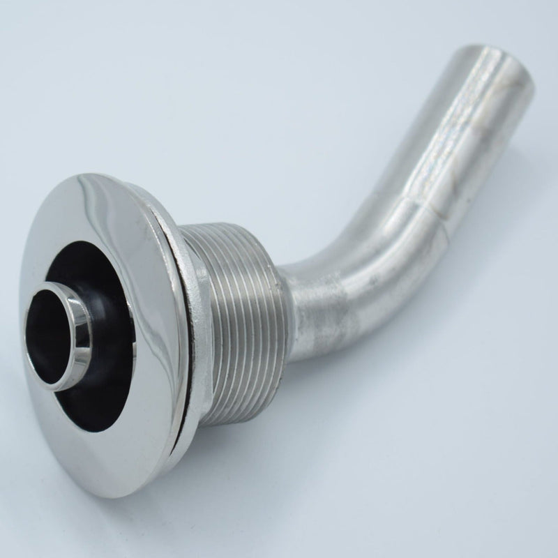 Exhaust thru-hull, 24 mm, 45 deg. elbow