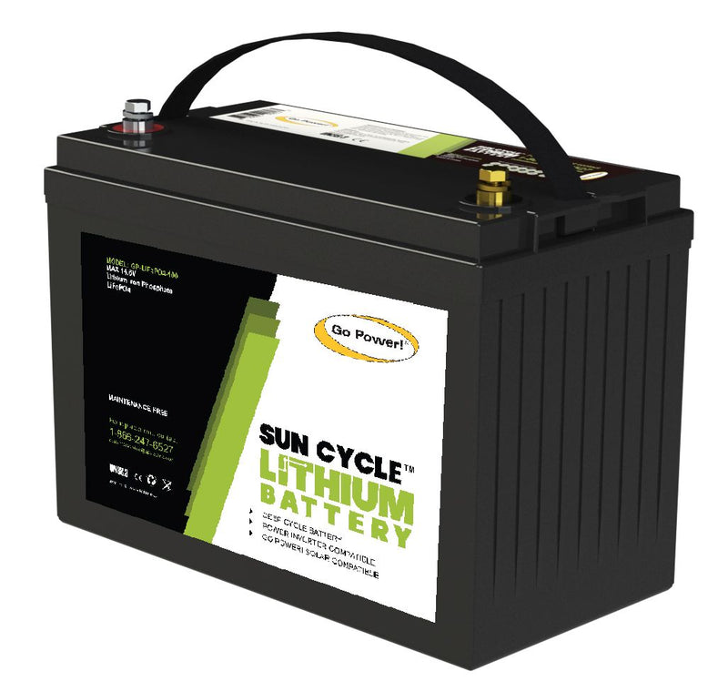[Go Power!] 100Ah LITHIUM IRON PHOSPHATE SOLAR BATTERY