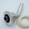 Exhaust thru-hull, 24 mm, 45 deg. elbow