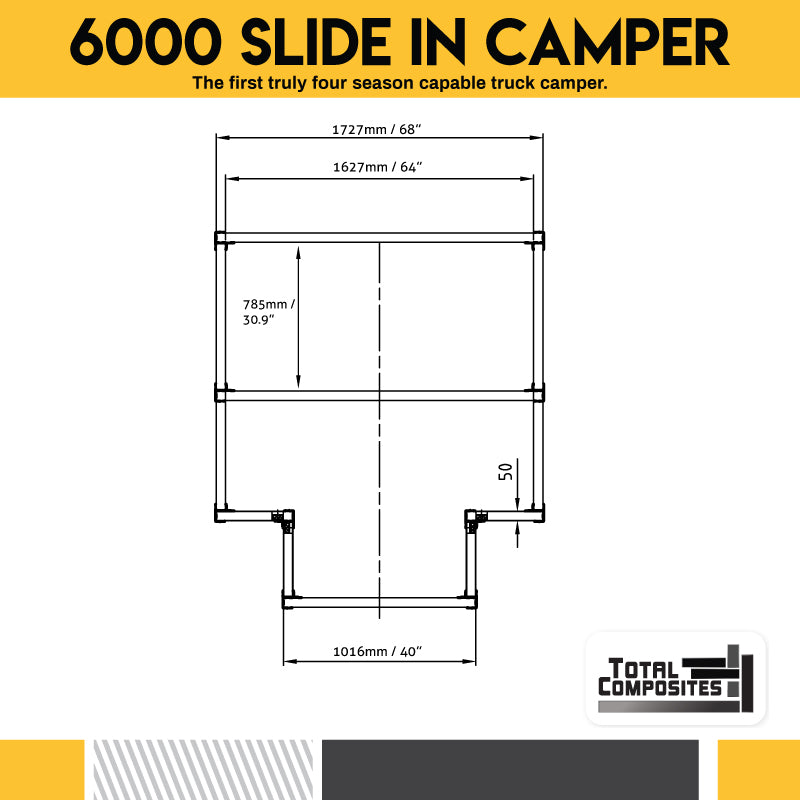 TOTAL COMPOSITES | LYNX 5' [Camping-car à glisser]