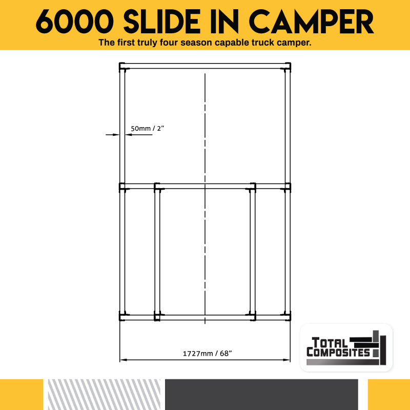TOTAL COMPOSITES | LYNX 5' [Camping-car à glisser]
