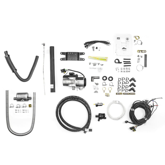 Chauffage diesel planaire/autoterme + chauffage moteur binaire combiné