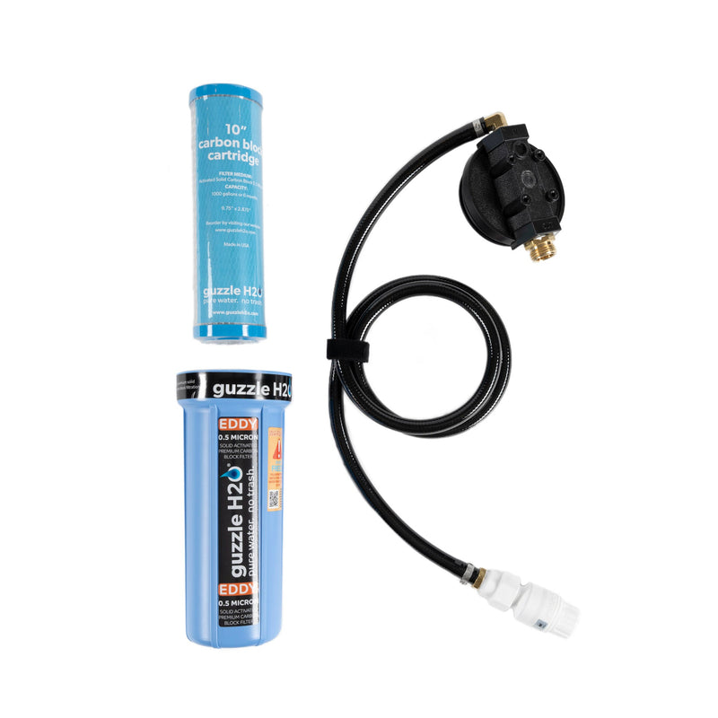 EDDY - Système de filtration d'eau portable/en ligne