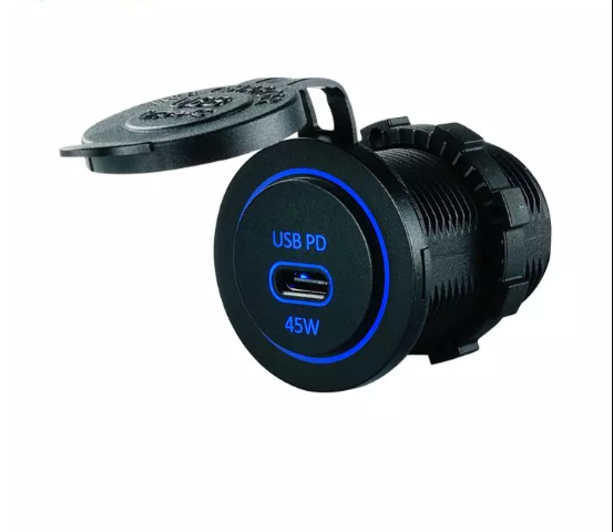 [EX-UP] Socket Charger Type C - 45w 12/24v Marine Grade