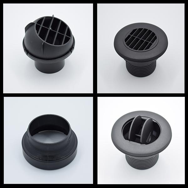 60mm Vents & Connectors for High Temperature Ducting