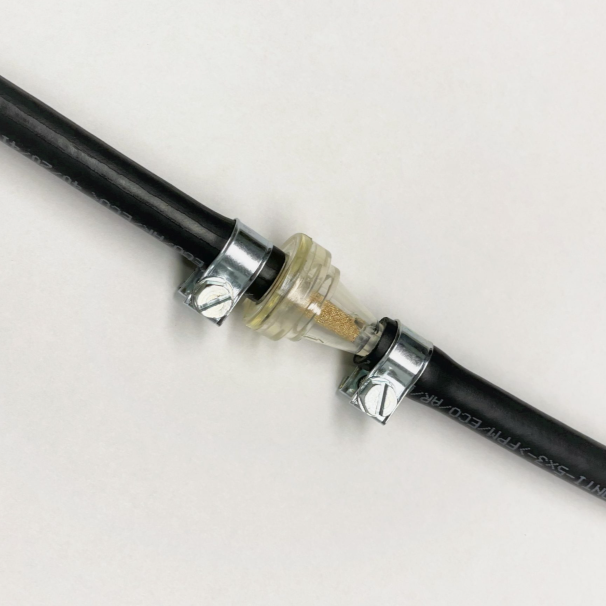 Inline fuel filter for 2D-12
