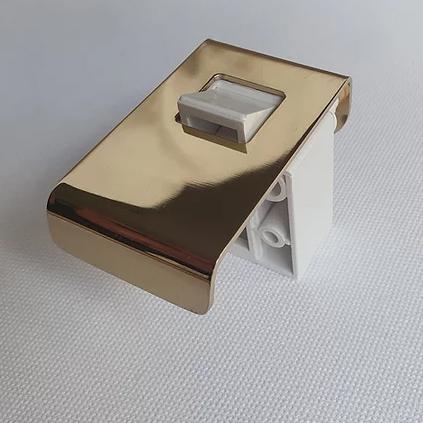 Luxury Gold Plated Finger Pull Drawer Latch 42mm