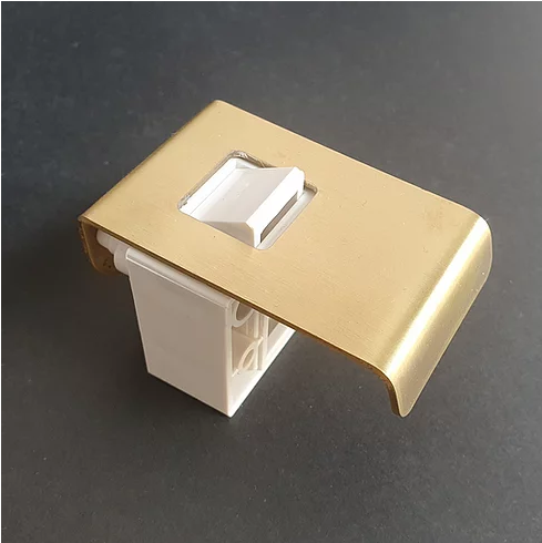 RV LABS Locking Drawer Latch - Brushed Brass [42mm]
