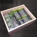 stow bars in a drawer with wine glasses