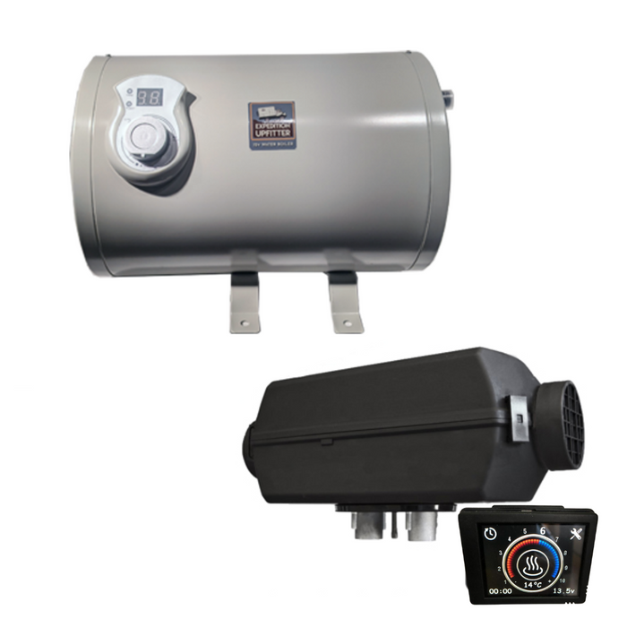 COMBO : EX-UP 12V Water Boiler & Planar/Autoterm Diesel Heater